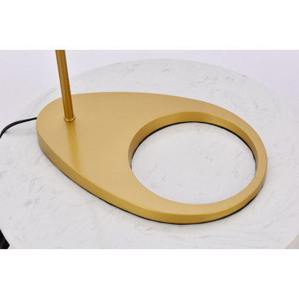 Elegant Juniper 1 Light Floor Lamp - Brass (LD2365BR)