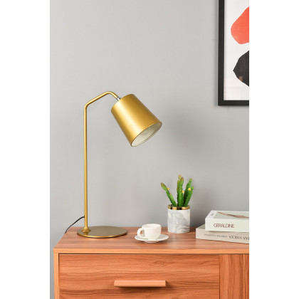 Elegant Leroy 1 Light Table Lamp - Brass (LD2366BR)