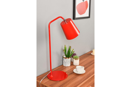 Elegant™ Leroy LD2366RED 1 Light Table Lamp - Red