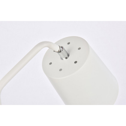 Elegant Leroy 1 Light Table Lamp - White (LD2366WH)