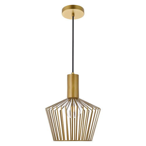 Elegant Pendant Light - Burnished Nickel (LD2414BR)