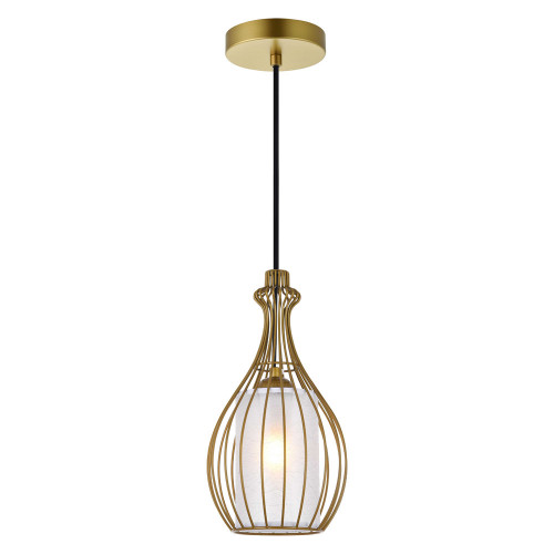 Elegant Pendant Light - Burnished Nickel (LD2419BR)