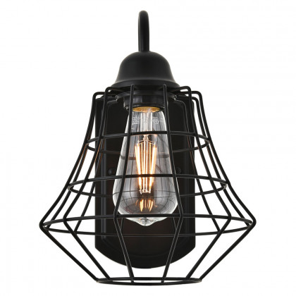 Elegant - Candor 1 Light Wall Sconce (LD4008W10BK)