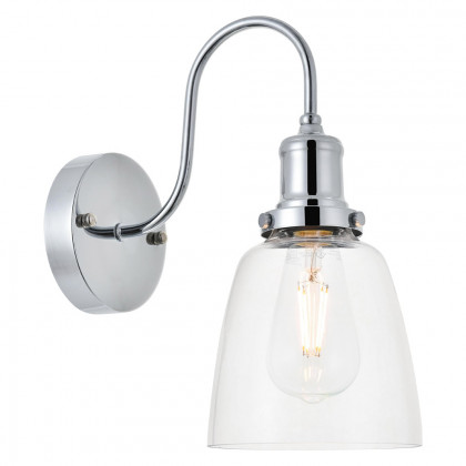 Elegant Felicity 1 Light Wall Sconce - Chrome (LD4013W6C)