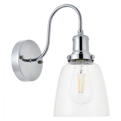 Elegant Felicity 1 Light Wall Sconce - Chrome (LD4013W6C)