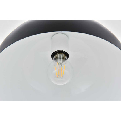 Elegant Forte 1 Light Pendant - Black, L 11.8" (LD4022D12BK)
