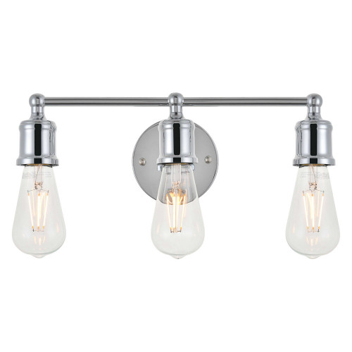 Elegant Serif 5 Lights Wall Sconce - Chrome, L 15.4" (LD4028W16C)