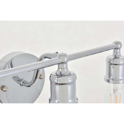 Elegant Serif 5 Lights Wall Sconce - Chrome, L 15.4" (LD4028W16C)