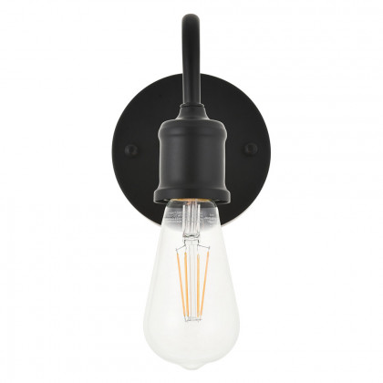 Elegant Serif 5 Lights Wall Sconce - Black, L 4.7" (LD4028W5BK)