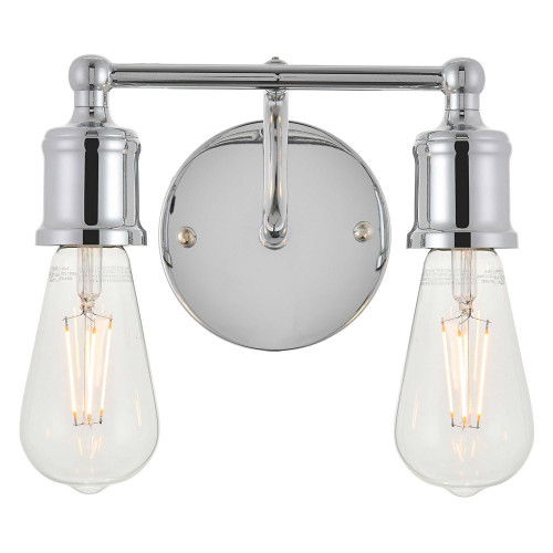 Elegant Serif 5 Lights Wall Sconce - Chrome, L 8.7" (LD4028W9C)