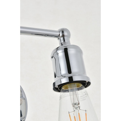 Elegant Serif 5 Lights Wall Sconce - Chrome, L 8.7" (LD4028W9C)