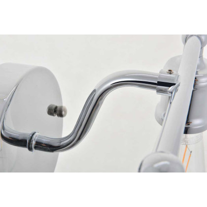 Elegant Serif 5 Lights Wall Sconce - Chrome, L 8.7" (LD4028W9C)