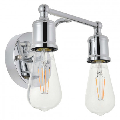 Elegant Serif 5 Lights Wall Sconce - Chrome, L 8.7" (LD4028W9C)