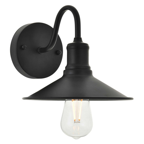 Elegant Etude 2 Lights Wall Sconce - Black, L 8.7" (LD4033W9BK)