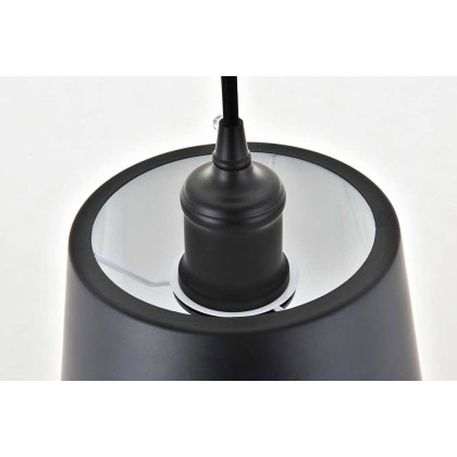 Elegant Nota 3 Light Pendant - Black (LD4057D40BK)