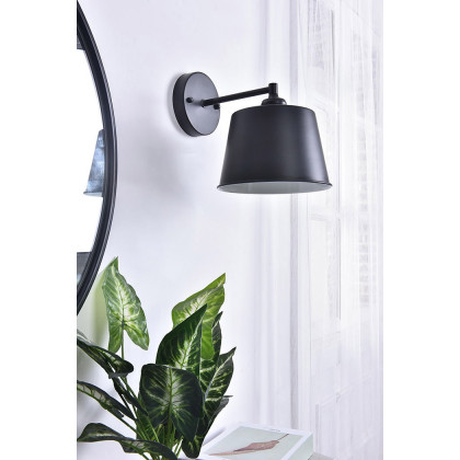 Elegant Nota 1 Light Wall Sconce - Black (LD4058W8BK)