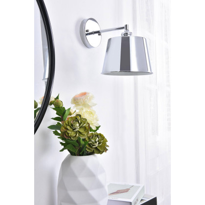 Elegant Nota 1 Light Wall Sconce - Chrome (LD4058W8C)