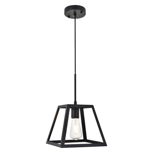 Elegant Resolute 5 Light Pendant - Black, L 10" (LD4061D10BK)