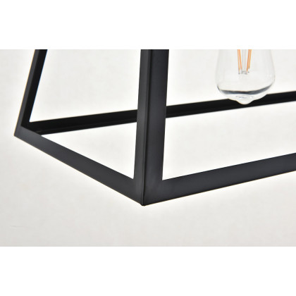Elegant Resolute 5 Light Pendant - Brass/Black, L 38" (LD4061D38BRB)