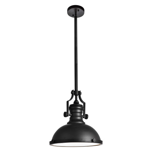 Elegant Eamon 1-Light Pendant - Oil Rubbed Bronze (LD5001D13ORB)