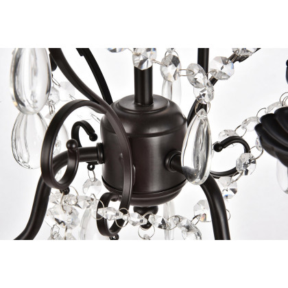 Elegant Blaise 3-Light Pendant - Oil Rubbed Bronze, L 15" (LD5003D15ORB)