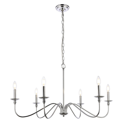 Elegant - Rohan 6-Light Chandelier