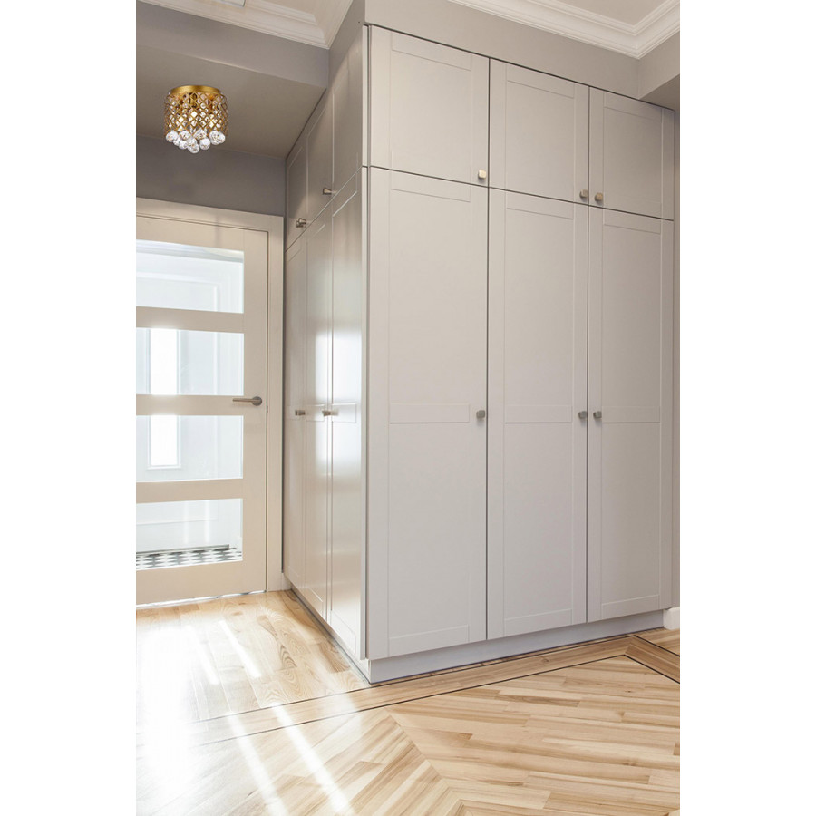 Elegant Tully 4-Light Flush Mount - Brass, L 10" (LD5010F10BR)