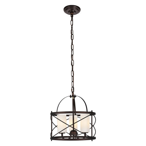Elegant - Wren 3-Light Pendant (LD5013D16DCB)