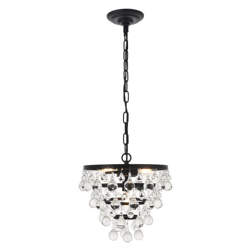 Elegant Kora 5-Light Pendant - Black, L 13" (LD5016D13BK)