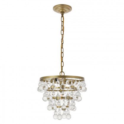 Elegant Kora 5-Light Pendant - Brass, L 13" (LD5016D13BR)