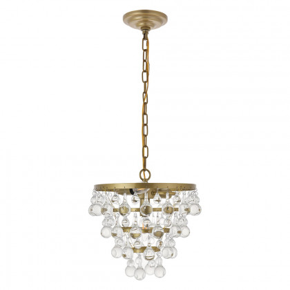 Elegant Kora 5-Light Pendant - Brass, L 13" (LD5016D13BR)