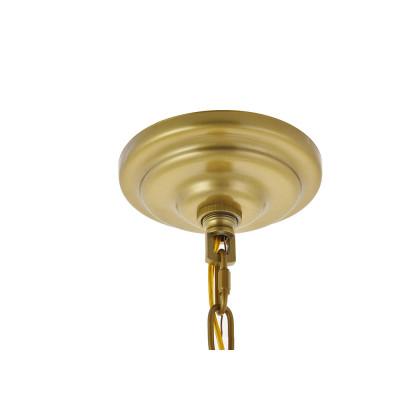 Elegant Kora 5-Light Pendant - Brass, L 17" (LD5016D17BR)