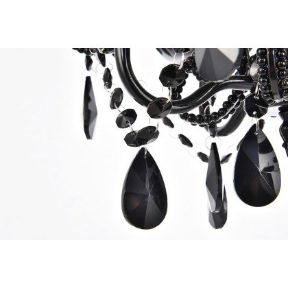 Elegant Kato 4-Light Pendant - Black (LD5018D12BK)