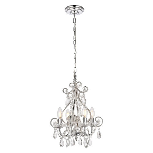 Elegant Kato 4-Light Pendant - Chrome (LD5018D12C)
