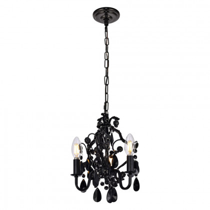 Elegant Karter 3-Light Pendant - Black (LD5019D9BK)