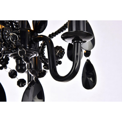 Elegant Karter 3-Light Pendant - Black (LD5019D9BK)