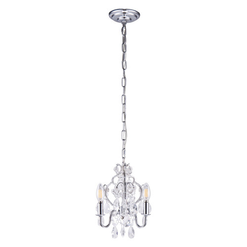 Elegant Karter 3-Light Pendant - Chrome (LD5019D9C)