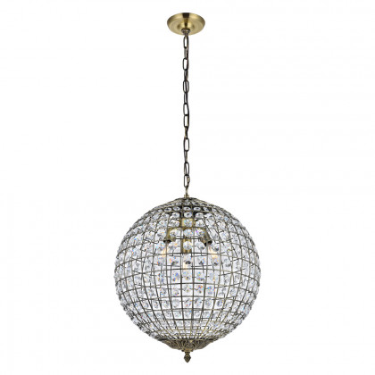 Elegant Pendant Light - Antique Bronze, L 16" (LD5026)