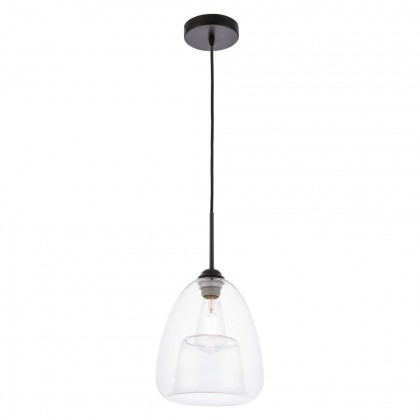 Elegant Pendant Light - Black, L 8" (LD5031D8BK)