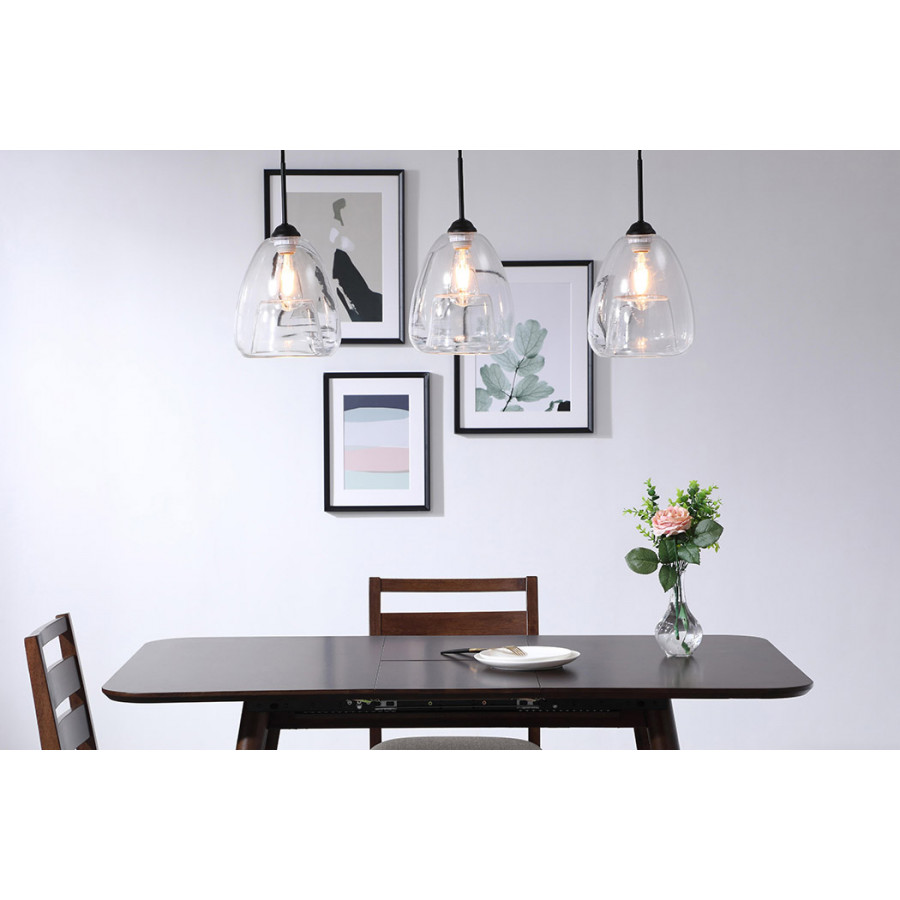 Elegant Pendant Light - Black, L 36" (LD5032D36BK)