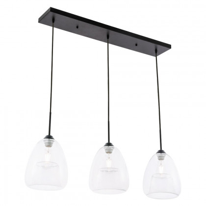 Elegant Pendant Light - Black, L 36" (LD5032D36BK)