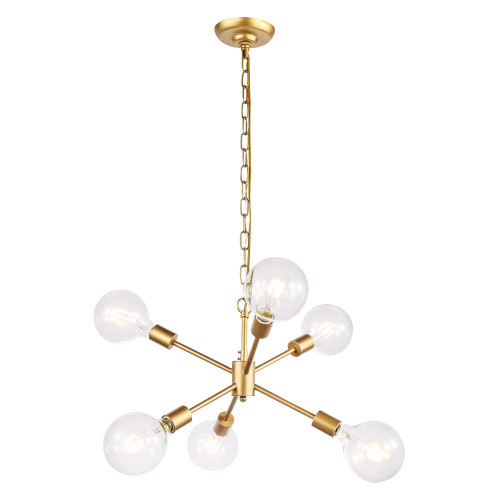 Elegant Pendant Light - Brass (LD5034D16BR)