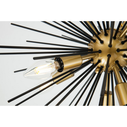 Elegant Pendant Light - Black, L 20" (LD5035D20BK)