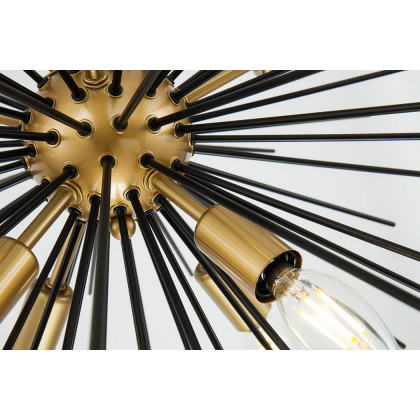 Elegant Pendant Light - Black, L 20" (LD5035D20BK)