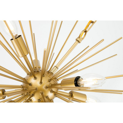 Elegant Pendant Light - Brass, L 20" (LD5036D20BR)