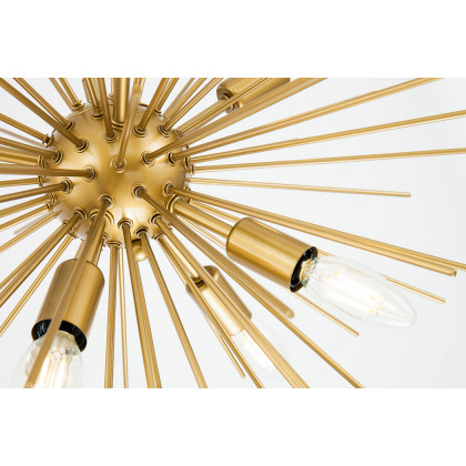 Elegant Pendant Light - Brass, L 20" (LD5036D20BR)