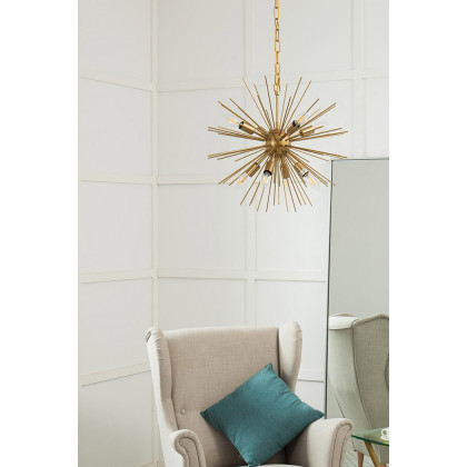 Elegant Pendant Light - Brass, L 20" (LD5036D20BR)