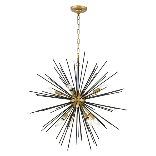 Elegant Pendant Light - Black, L 30" (LD5038D30BK)