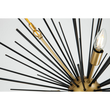 Elegant Pendant Light - Black, L 30" (LD5038D30BK)