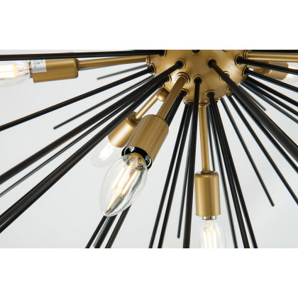 Elegant Pendant Light - Black, L 30" (LD5038D30BK)